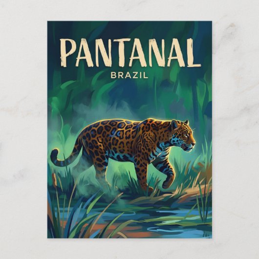 Pantanal Brazil ポストカード (正面)