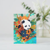 PANTASTICの花束の郵便はがき ポストカード (スタンド正面)