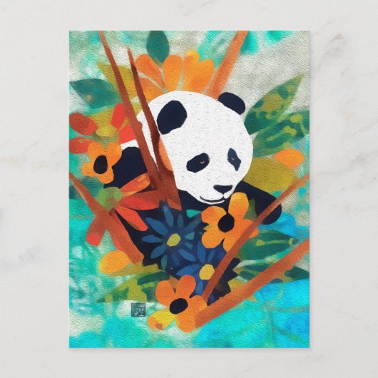 PANTASTICの花束の郵便はがき ポストカード (正面)