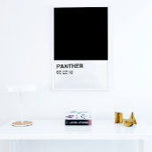 Pantherムービー黒 – 全幅 ポスター