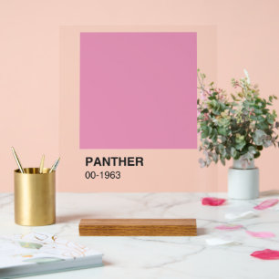 PantherムービーPink – 背澄ん景 アクリルサイン
