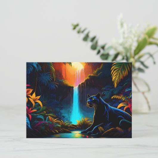 Panther by a waterfall 招待状 (スタンド正面)