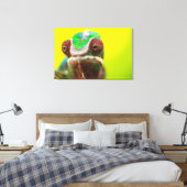 Panther Chameleon，マダガスカル キャンバスプリント (インサイチュ (寝室))