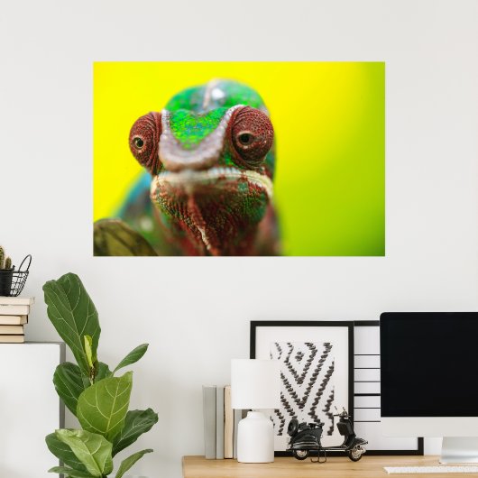 Panther Chameleon，マダガスカル ポスター (ホームオフィス)