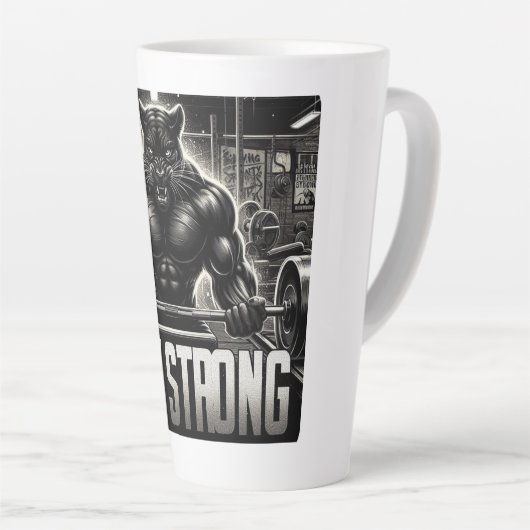 Panther Gym カフェラテマグ (右アングル)