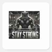 Panther Gym スクエアシール (正面)