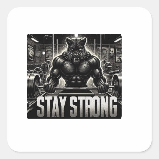 Panther Gym スクエアシール (正面)