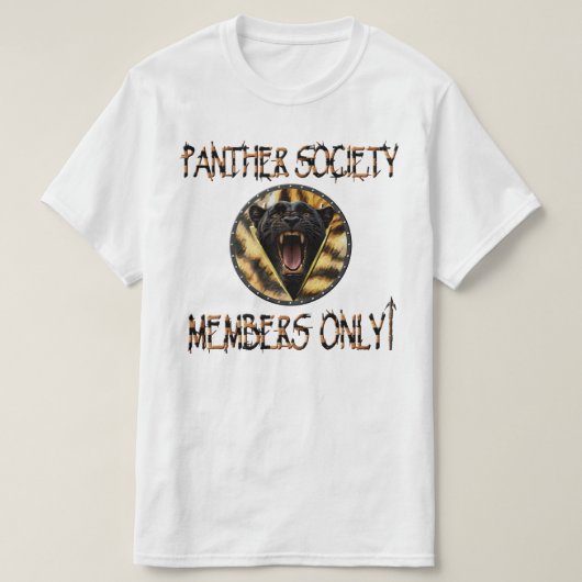 Panther Society MO Tシャツ (デザイン正面)