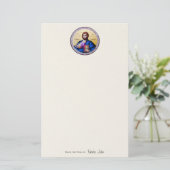 Pantocrator Lord of All Orthodox Christian Icon    便箋 (スタンド正面)