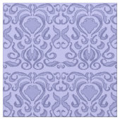Pantone 2022 Ver Peri Periwinkle Damask Old World ファブリック (クローズアップ)