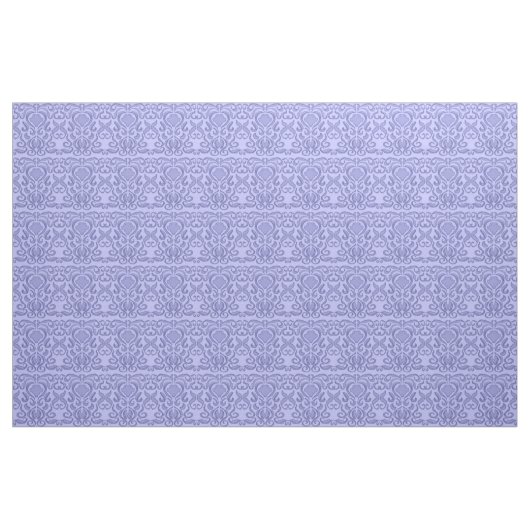 Pantone 2022 Ver Peri Periwinkle Damask Old World ファブリック (ファットクウォーター)