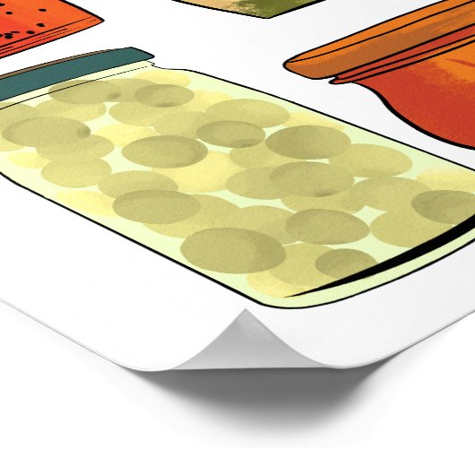 Pantry Pickles Canning ポスター (角)