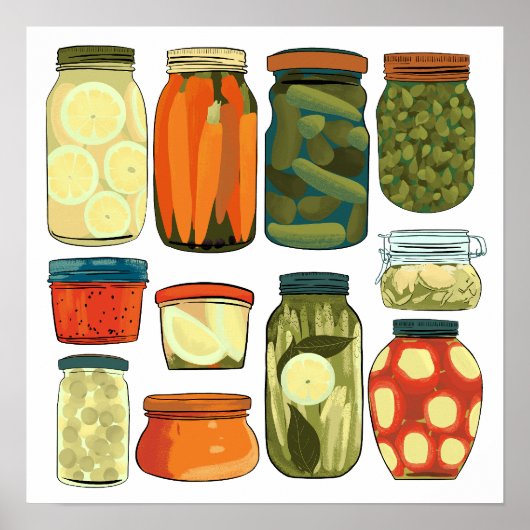Pantry Pickles Canning ポスター (正面)