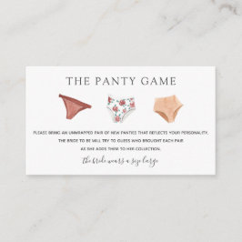 Pantyゲーム挿入カード エンクロージャーカード