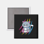 Panual Gaymer Geek Pride Lgbt Video Game Lover Gif マグネット (正面/裏面)