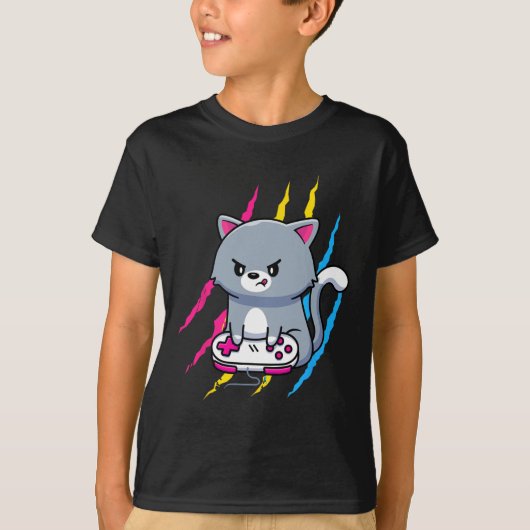 Panual Gaymer Geek Pride Lgbt Video Game Lover Gif Tシャツ (正面)