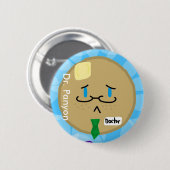 Panyon Button先生 缶バッジ (正面&裏面)