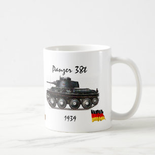 Panzer 38t - WW IIタンク コーヒーマグカップ