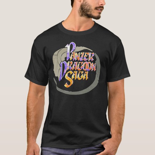 Panzer Dragoon Saga (ロゴ)エッセンシャルTシャツ Tシャツ (正面)