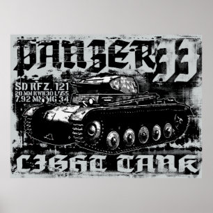 Panzer IIのプリント ポスター