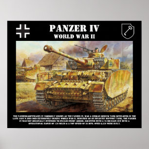 Panzer IV Tank Poster ポスター