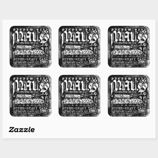 Panzer VIII Maus スクエアシール (シート)