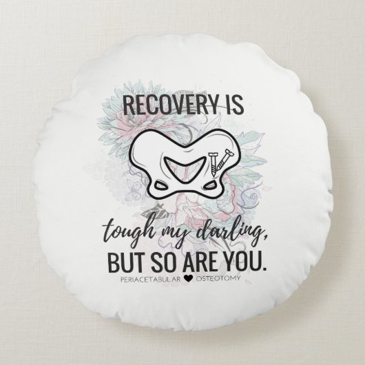 PAOの回復枕 ラウンドクッション (正面)