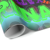 Paoerを包むPersonaluzedの名前 ラッピングペーパー (ロールコーナー)