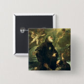Paola 1416-1507年のSt. Francis) 缶バッジ (正面&裏面)