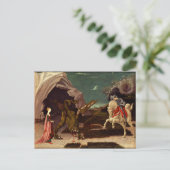 PAOLO UCCELLO – 聖ジョージ&ドラゴン1470 ポストカード (スタンド正面)