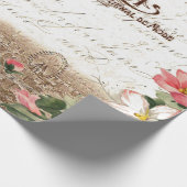 Papを包む春60lb Decoupageポスターのパリ ラッピングペーパー (角)