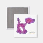 PAP塗抹犬 マグネット (正面/裏面)