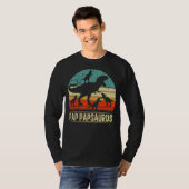 Pap Pap恐竜TレックスPap Papsaurus 4子供家族 Tシャツ (正面フル)