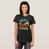 Pap Pap恐竜TレックスPap Papsaurus 4子供家族 Tシャツ (正面フル)