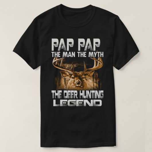 PAP PAP男The Myth The Deer狩り伝説 Tシャツ (デザイン正面)