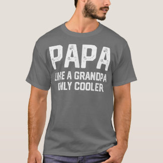 PAPAおじいちゃん専用クールパパPapa Def Tシャツ