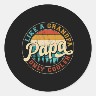 Papaおじいちゃん専用ErパパPapa定義 ラウンドシール