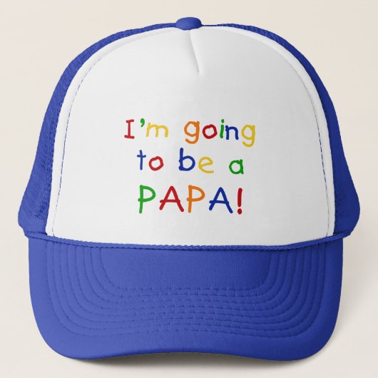 Papaになる – プライマリカラー キャップ (正面)