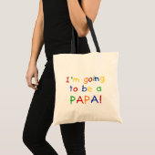 Papaになる – プライマリカラー トートバッグ (正面(商品))