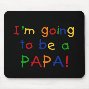 Papaになる – プライマリカラー マウスパッド