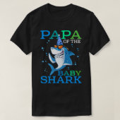 PAPAのベビーシャーク誕生日ブラザーシャーク Tシャツ (デザイン正面)