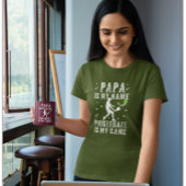 PAPAは私の名前PICKLEBALLはパパのための私のゲームギフトである ツートーンマグカップ