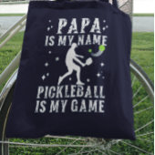 PAPAは私の名前PICKLEBALLはパパのための私のゲームギフトである トートバッグ