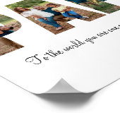 Papaフォトコラージュのポスター ポスター (角)