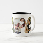 PAPAフォトコラージュマグカップ – パパに最適なギフト ツートーンマグカップ (正面右)