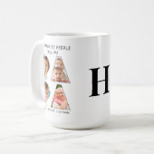 PAPAモダンことわざ8フォトコラージュ コーヒーマグカップ (正面左)