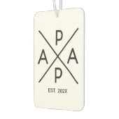 PAPAモノグラムデザイン カーエアーフレッシュナー (左)