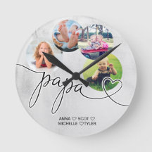 Papa孫のためのギフト写真コラージュおじいちゃん