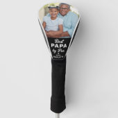 PAPA最高の BY PARフォトゴルファーカスタムによるモダン ゴルフヘッドカバー (正面)