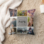 PAPA 最高の Ever写真 クッション (ブランケット)